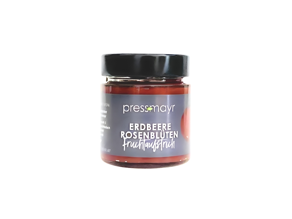 Erdbeere-Rosenblüten Marmelade