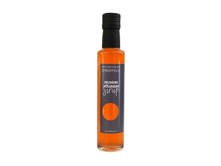 Erdbeere-Holunderblüten Sirup