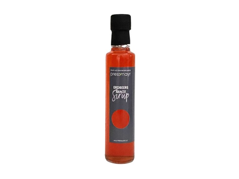 Erdbeere-Minze Sirup